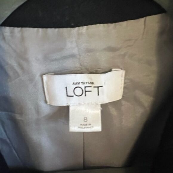 LOFT | Navy Blue Wool Blend Military Jacket size 8 - Picture 9 of 10